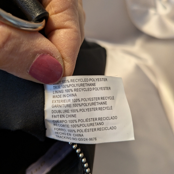 NWT Madden Girl Black Crossbody Bag with Silver Chain Detail - Picture 6 of 11